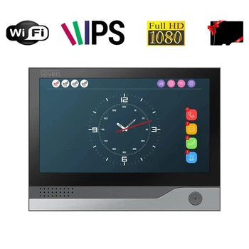 IP-відеодомофон 7 дюймів з Wi-Fi SEVEN DP-7578FHDW - IPS black