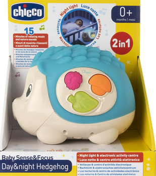 Zabawka interaktywna lampka nocna Chicco Baby Sense&Focus 2 w 1 Dzień&Noc Jeżyk (8058664165896)