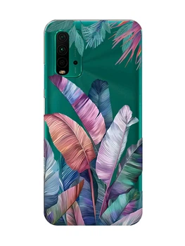 Прозрачный чехол на Xiaomi Redmi 9T :: Тропики (принт 372)