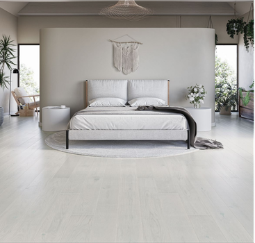 Паркетна дошка Floor`360 Дуб WHITE CHOC 3-смугова Лак