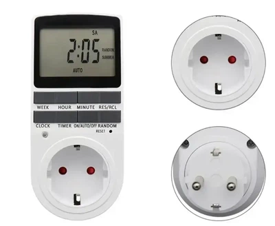 Розетка с недельным таймером, программатор, реле времени Timer Socket KWE-TM02-EU 8747