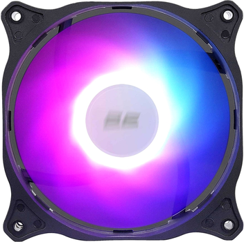 Вентилятор 2E GAMING 120мм, 1200rpm, 3pin, 3pin +5VARGB, чорний (2E-F120-ARGB)