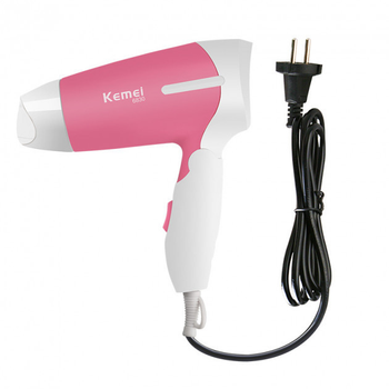Компактный дорожный фен Kemei KM-6830 1300 Вт