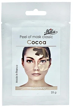 Альгінатна маска Какао, для омолодження / Rejuvenating mask Cocoa, ТМ Mila, Франція, 25 г