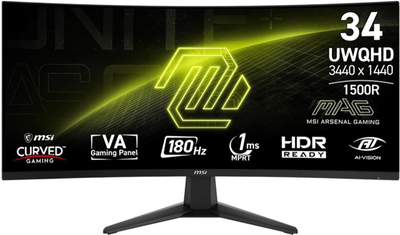 Монитор 34" MSI MAG 346CQ