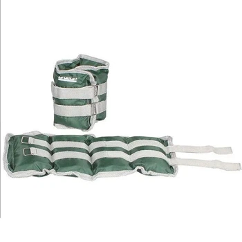 Обважнювачі для рук і ніг LiveUp WRIST/ANKLE WEIGHT 2х2кг Green/Grey