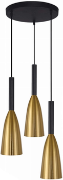 Lampa wisząca Light Prestige Solin 3 3xE27 Złota (LP-181/3P GD)