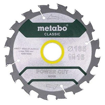 Пиляльний диск МЕТАБО 165*30 16 WZ 5 628416000