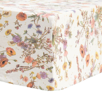 Prześcieradło Homla Meadow Flowers jersey w kwiatki 140 x 200 cm (5906496740794)