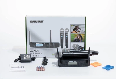 SHURE GLXD4/BETA58A радиосистема с двумя ручными микрофонами