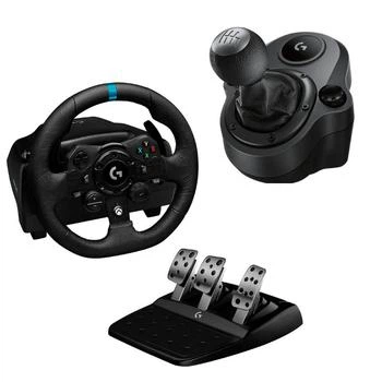 Комплект Набір 3 в 1 Logitech G923 Trueforce Racing Wheel and Pedals+ Driving Force Shifter для Рулів G29 for Xbox One / Series S / X and PC Кермо та Педалі + Коробка Перемикання Передач
