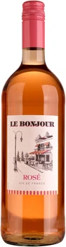 Вино Le Bonjour Rose рожеве сухе 1 л 12% (3263286316020L)