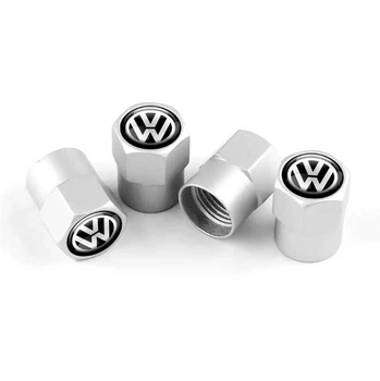 Колпак вентиля колеса Volkswagen 4 шт Тюнинг Серые