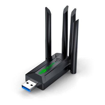 Двухдиапазонный USB WiFi 5 адаптер Vaorlo 1200 Mbps Dual Band 2.4G/5G четыре антенны AC1200