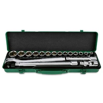 Набор головок с трещоткой TOPTUL 1/2" 18ед. GCAD1821