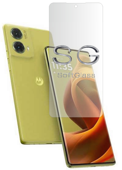 Бронеплівка Moto G85 на екран поліуретанова SoftGlass