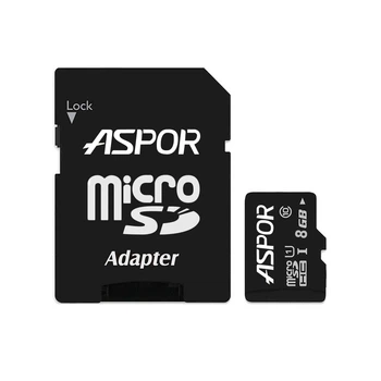 Карта пам'яті Aspor MicroSDHC 8GB UHS-I (Class 10) + SD adapter