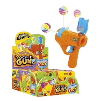 Леденец-игрушка Johny Bee Pocket Gun Lollipop & Toy, 16 шт