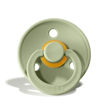 Пустушка Bibs 6-18 m Colour Latex Round (кругла) Sage