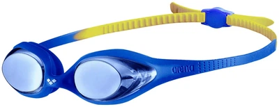 Детские очки для плавания Arena Spider JR Mirror (1E362-073) синие, 6-12 лет