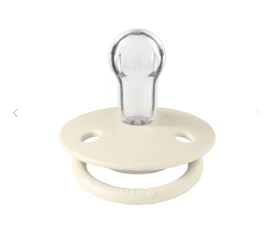 Пустушка BIBS 0-3 years De Lux Silicone Round - Ivory
