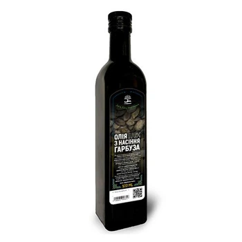 Олія з насіння гарбуза 100% (скло) ECOPROD 500мл