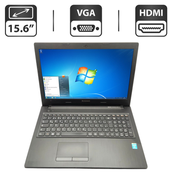 Ноутбук Б-класс Lenovo G500 / 15.6" (1366x768) TN / Intel Pentium 2020M (2 ядра по 2.4 GHz) / 6 GB DDR3 / 500 GB HDD / Intel HD Graphics / WebCam / DVD-ROM б/у
