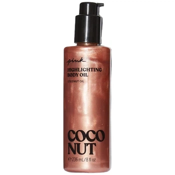 Масло для тела с шиммером PINK Victoria’s Secret Coconut Highlighting Body Oil 236 мл