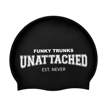 Шапочка взрослая для бассейна Funky Trunks Unattached Черный