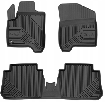 Комплект автомобільних килимків Frogum 77 для Citroen C3 Picasso 2008-2017 3 шт (5902643443754)