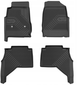Комплект автомобільних килимків Frogum 77 для Isuzu D-MAX II 2011-2019 4 шт (5902643443570)