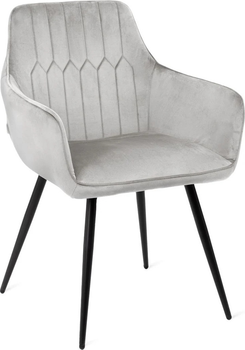 Krzesło do kuchni i salonu HOMLA ETIENNE 56 x 61 x 86 cm Light Grey (5904183847337)