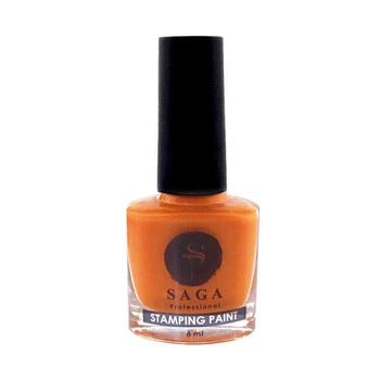 Лак-краска для стемпинга Saga Professional Stamping Paint 14 оранжевый 8 мл (2100994228096)
