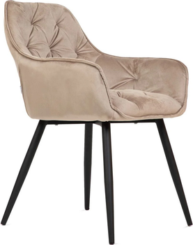Krzesło do kuchni i salonu HOMLA FLOSSI 57 x 63 x 84 cm Beige (5904183845005)