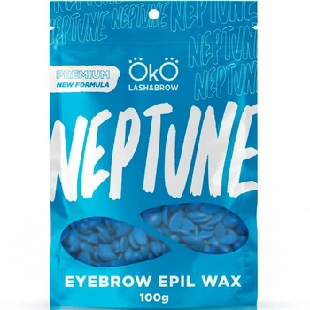 Горячий воск в гранулах Oko Eyebrow Epil Wax Neptune Blue, 100 г