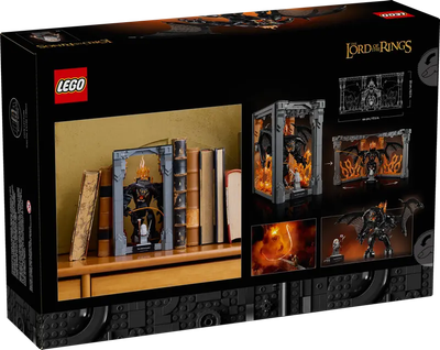 Zestaw klocków LEGO Icons Władca pierścieni: Book nook z Balrogiem, 1201 el. 10367 (5702017815909)