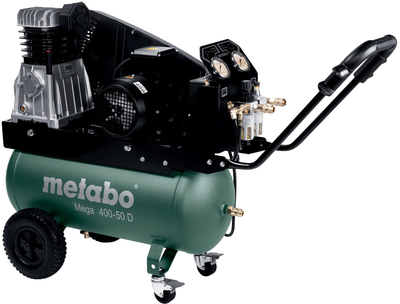 Воздушный компрессор Metabo Mega 400-50 D 50 л (601537000)
