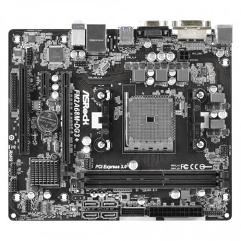 Материнська плата AsRock FM2A68M-DG3+ (FM2A68M-DG3+) (Socket FM2, AMD A68H, Micro-ATX) Б/в,U1