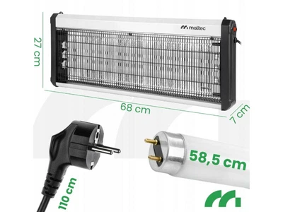 Лампа від комах Maltec Pest Killer 3X-20 60W знищувач комарів мух мошок до 200 м² для дому природи дачі