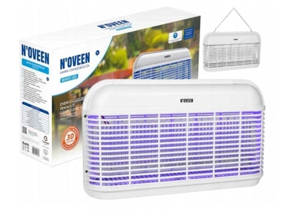 Лампа від комах Noveen IKN921 LED 8 Вт знищувач комарів мух мошок ос електрична пастка до 200 м² для дому альтанки дачі офісу
