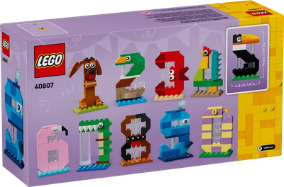 Zestaw klocków LEGO Urodzinowe cyferki, 281 el. 40807 (5702017830810)