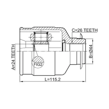 Шрус внутренний правый Q-FIX Q131-0764 HYUNDAI/KIA 49501-2S250