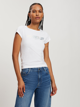 T-shirt damski bawełniany