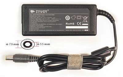 Блок живлення для ноутбуків PowerPlant IBM/LENOVO 220V, 20V 65W 3.25A (7.9*5.5)