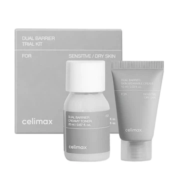 Набір з керамідами для сухої та чутливої шкіри Celimax Dual Barrier Trial Kit