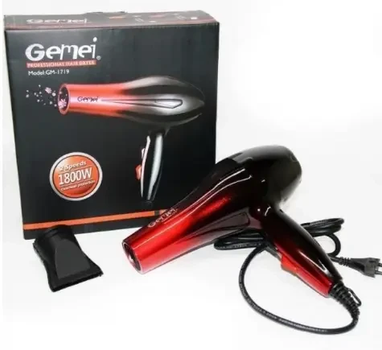 Фен для укладки волос Gemei GM 1719