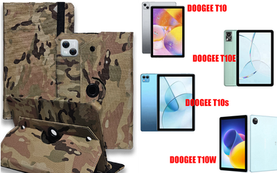 Чехол Spinner360 для планшета DOOGEE T10, T10E, T10s, T10W, цвет Multikam