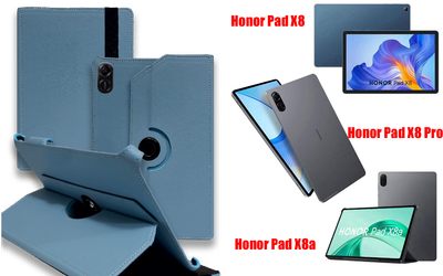 Чохол Spinner360 для планшета Honor Pad X8, Pad X8 Pro, Pad X8a, колір Light Blue