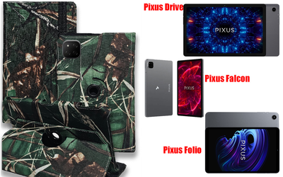 Чохол Spinner360 для планшета Pixus Drive, Falcon, Folio, колір Lis