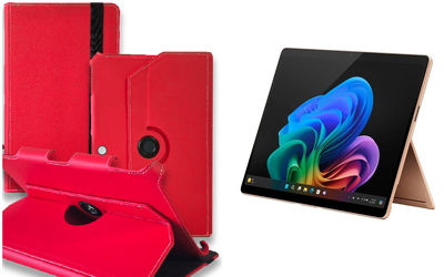 Чехол Spinner360 для планшета Microsoft Surface Pro 10, Pro 11, Pro 11 X Elite, цвет Red